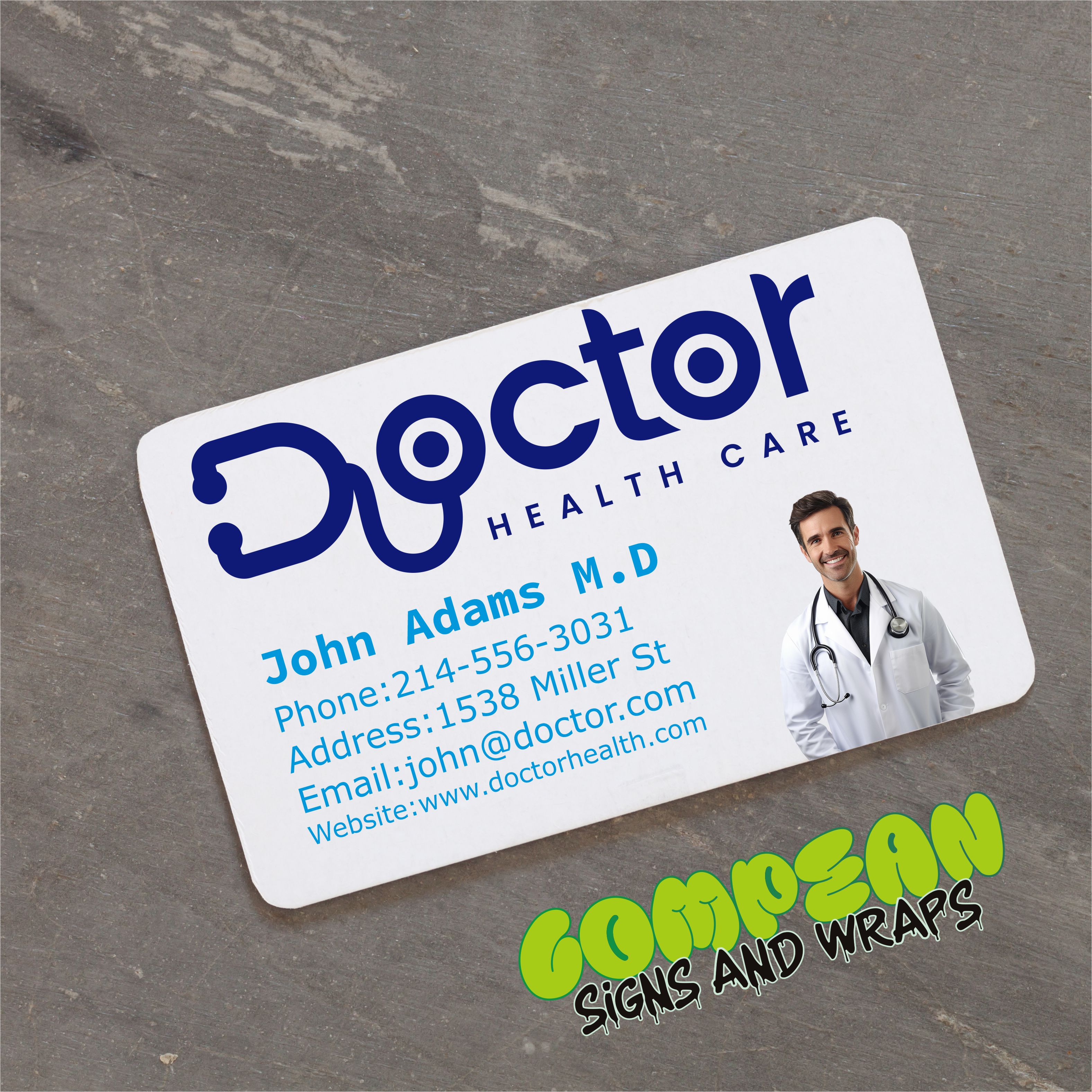 Branding mockup example