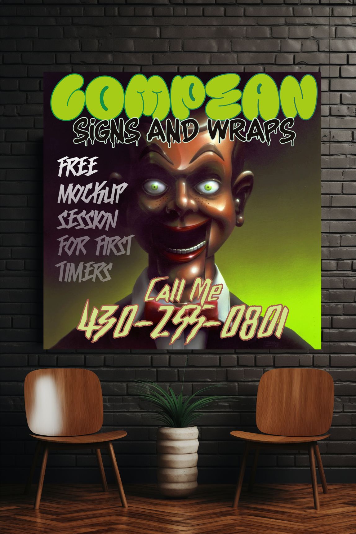 Branding mockup example