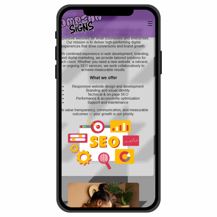 E-commerce website design example